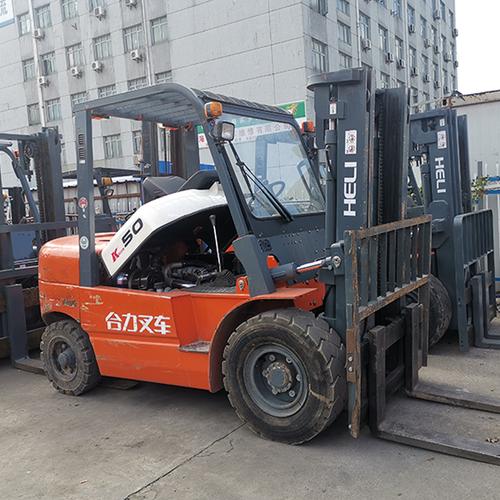 厂家供应二手合力5吨四轮升降电瓶叉车2021电动搬运车自动拖板车